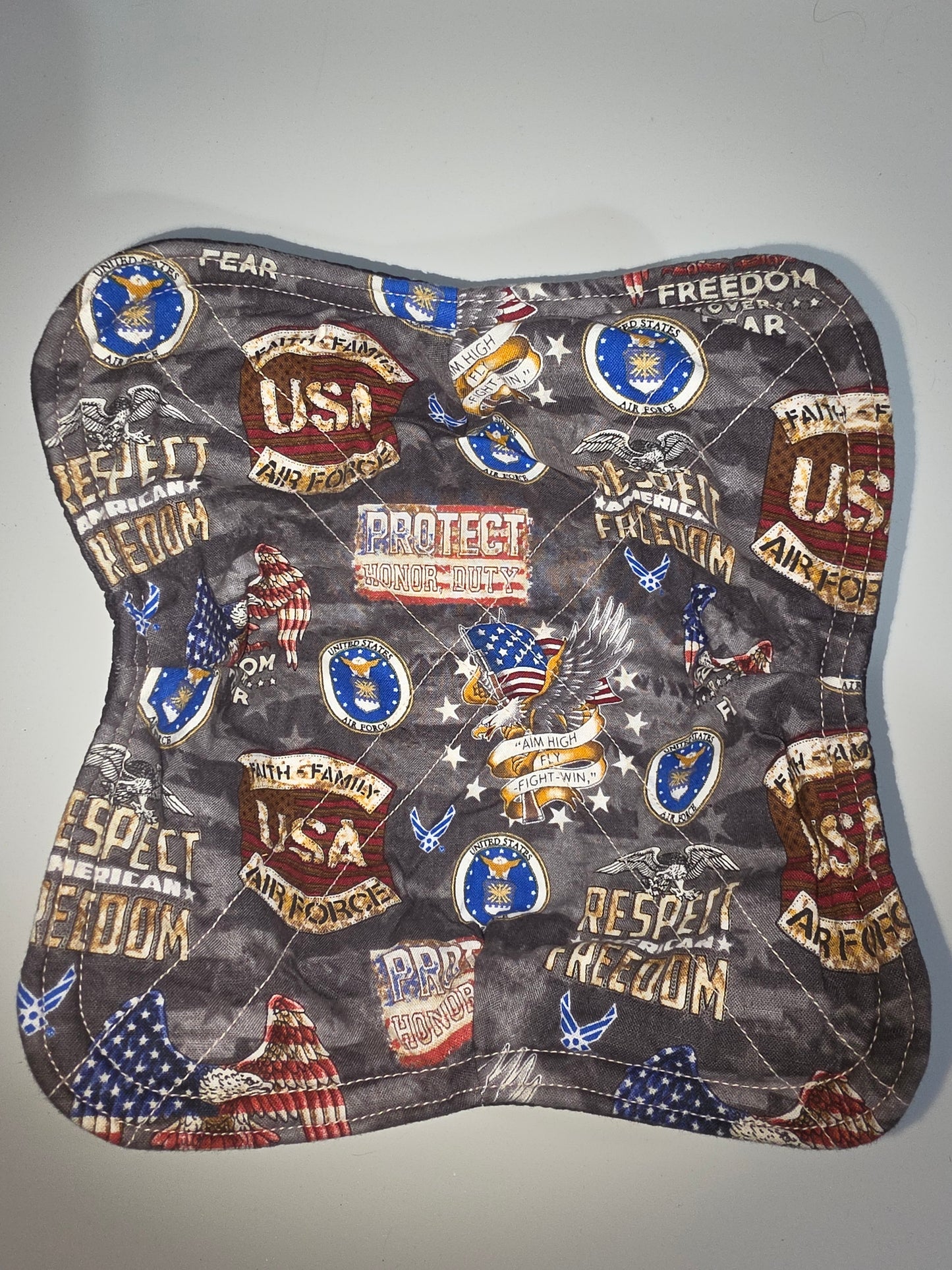 US Air Force / Black Medium Bowl Cozy
