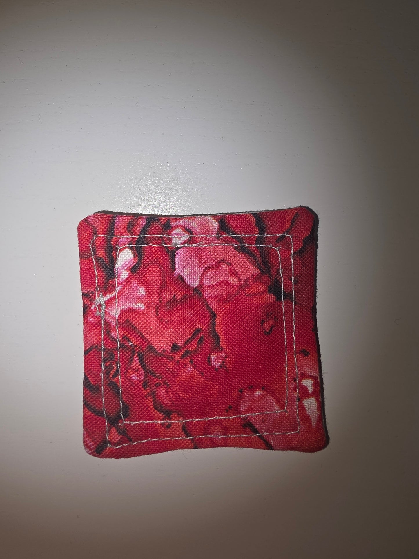 Mice / Red Marble Pocket Prayer Quilt