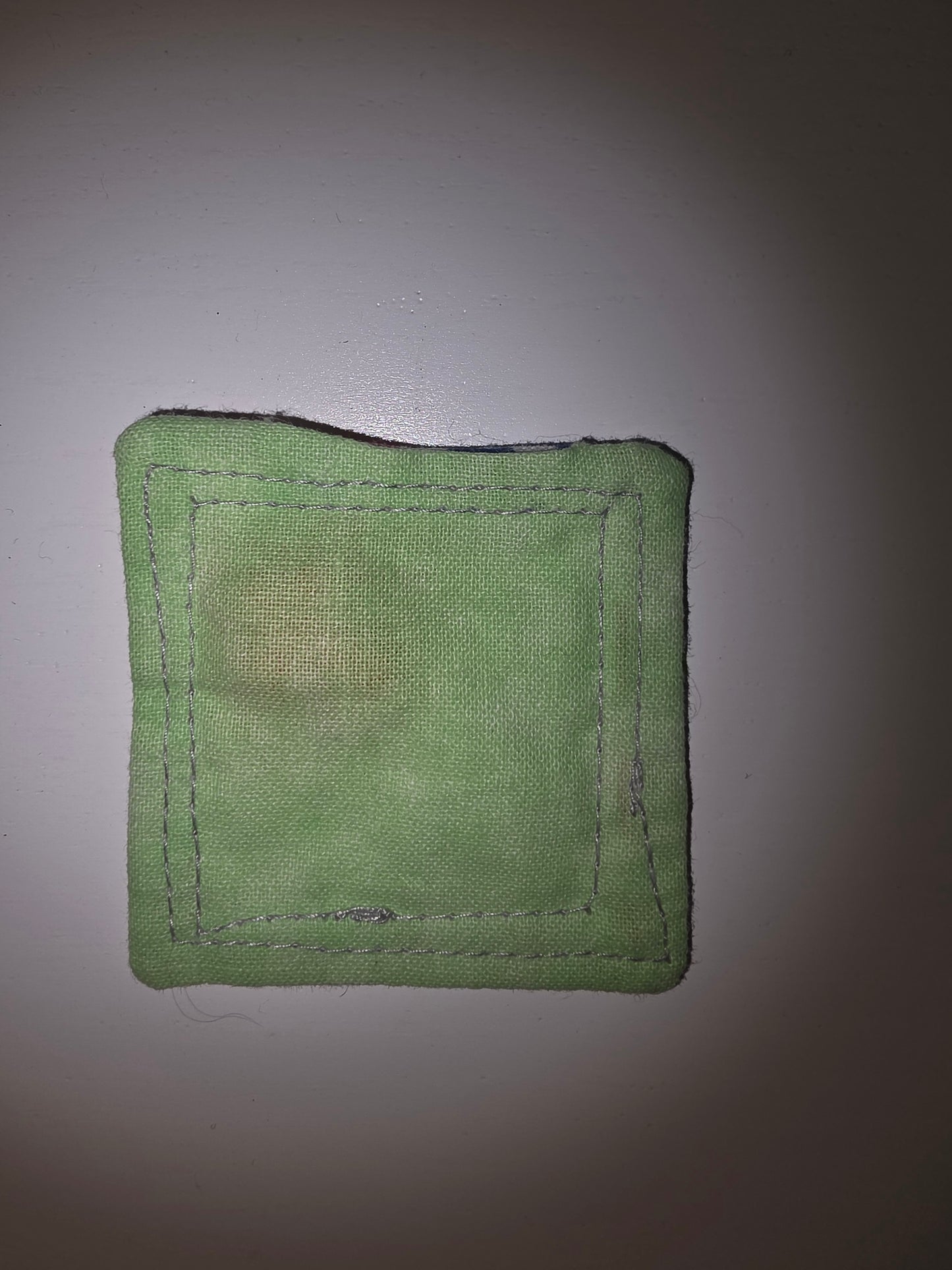Leopard Print / Mint Pocket Prayer Quilt