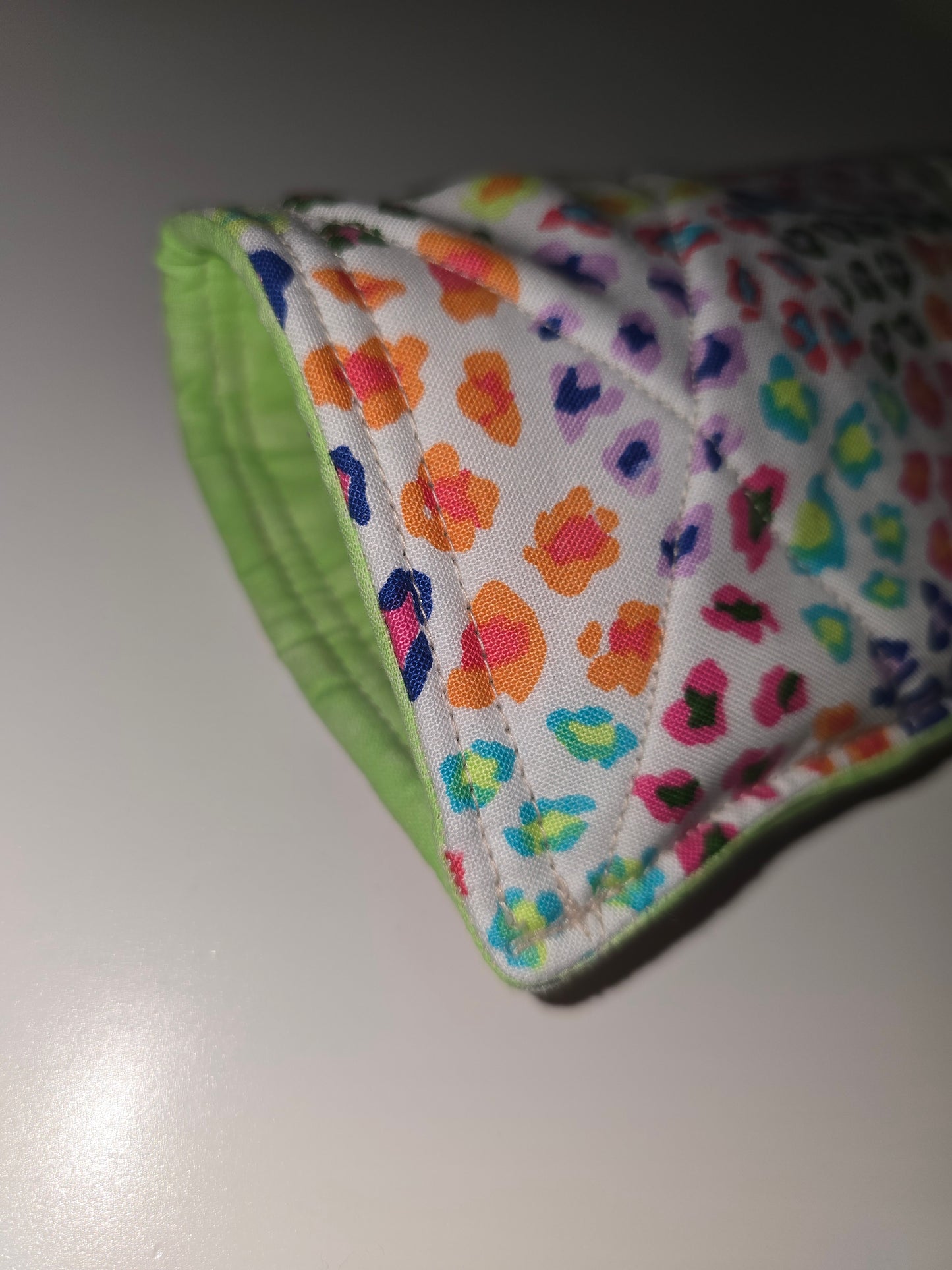 Leopard / Mint Hair Tool Case