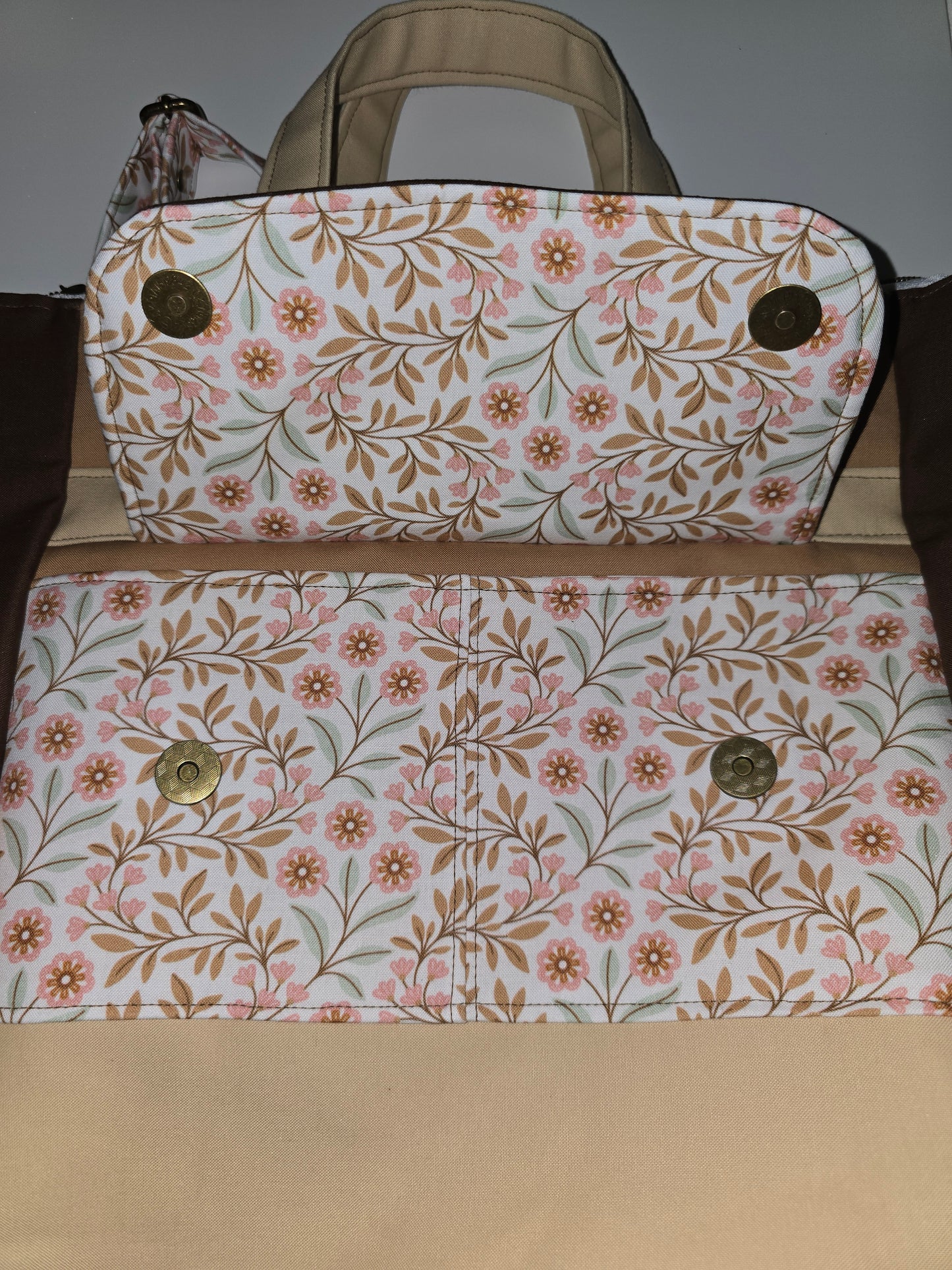 Brown and Floral Trailblazer Backpack