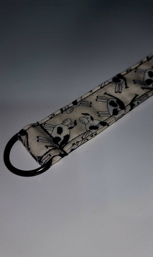 Cow Wristlet Keychain