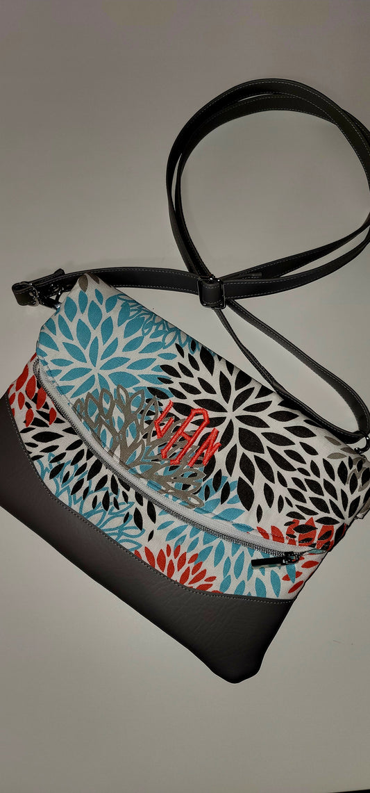 Custom Large Heidi Crossbody Bag (Monogrammed)