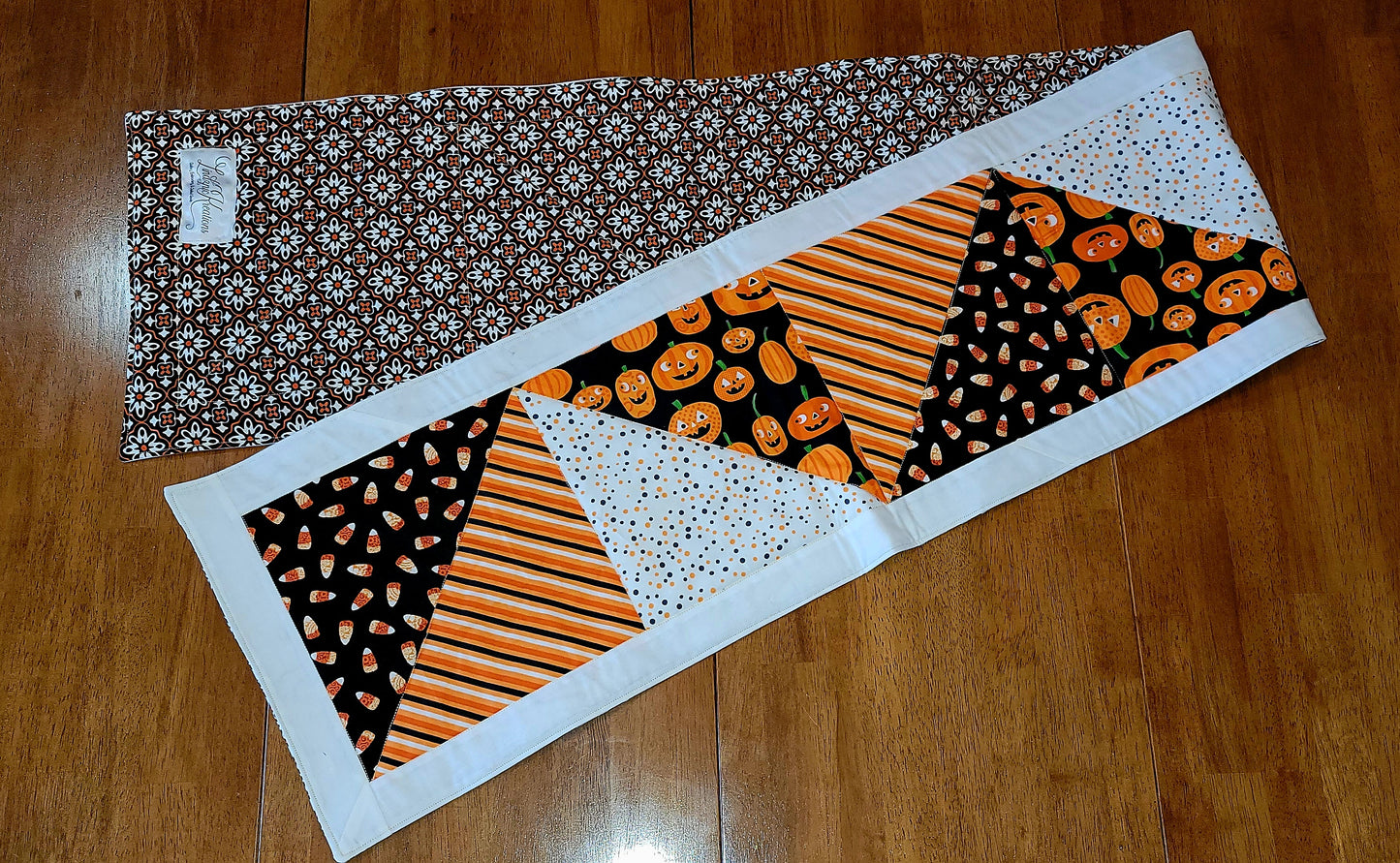 Reversible Halloween / Fall Table Runner